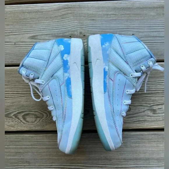 Jordan 2 J Balvin Toddler DQ7692-419 Jordan Retro SP Celestine Blue Glow Sz 13C - Picture 2 of 9